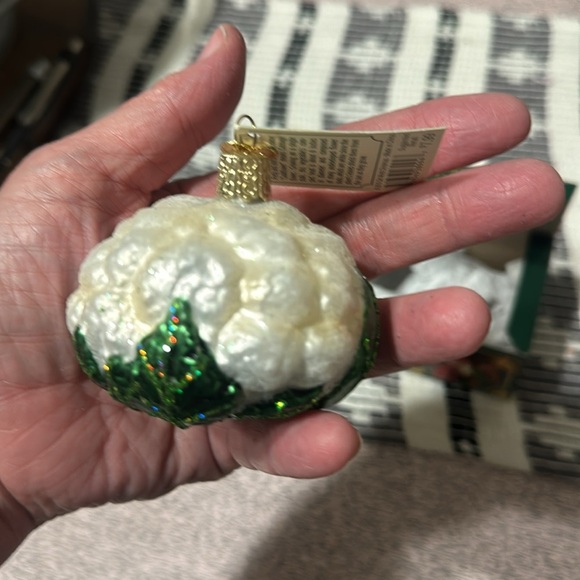 Old World Christmas Glass Cauliflower Ornament‎ New in Box - Picture 3 of 8